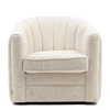 5472001 - St. Lewis swivel armchair in bouclé white sand - voorkant recht.jpg