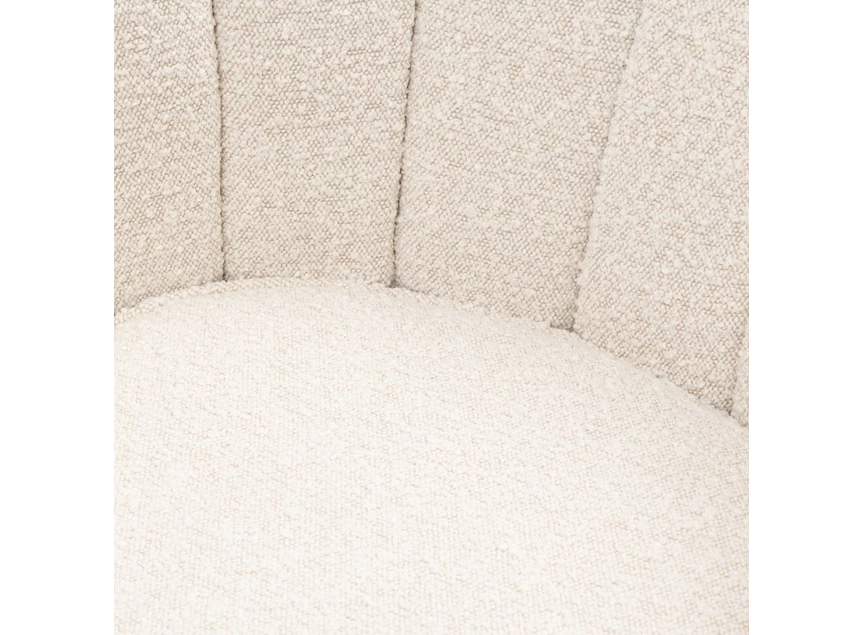 5472001 - St. Lewis swivel armchair in bouclé white sand - zitting detail.jpg