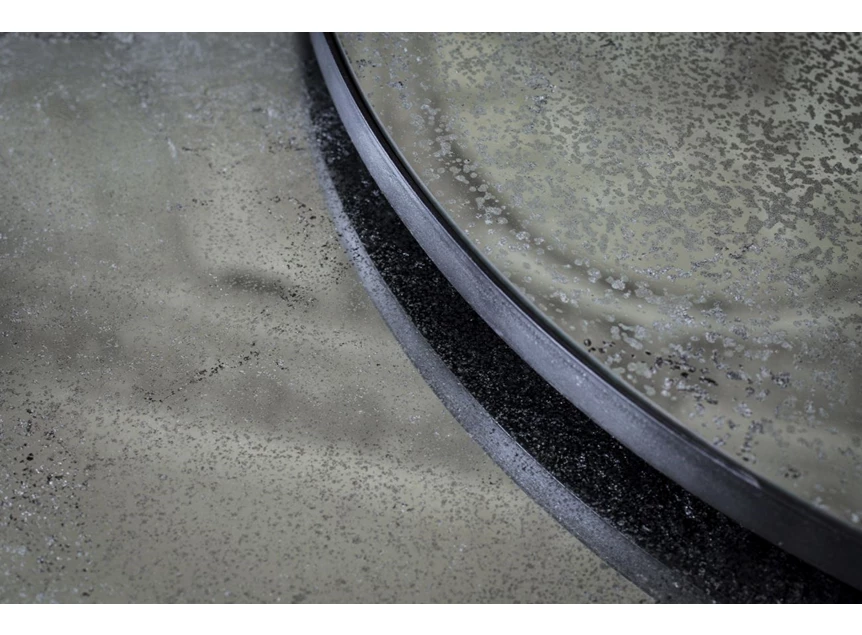 Detail Clear Nesting Coffee Table 20722 Notre Monde glas metaal zwart	