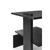 Detail Teak Abstract Black Side Table 10120 Ethnicraft