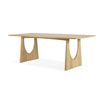 Oak Geometric Dining Table 53057 Ethnicraft