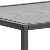 93702 seaford console zwart metaal hout actona detail