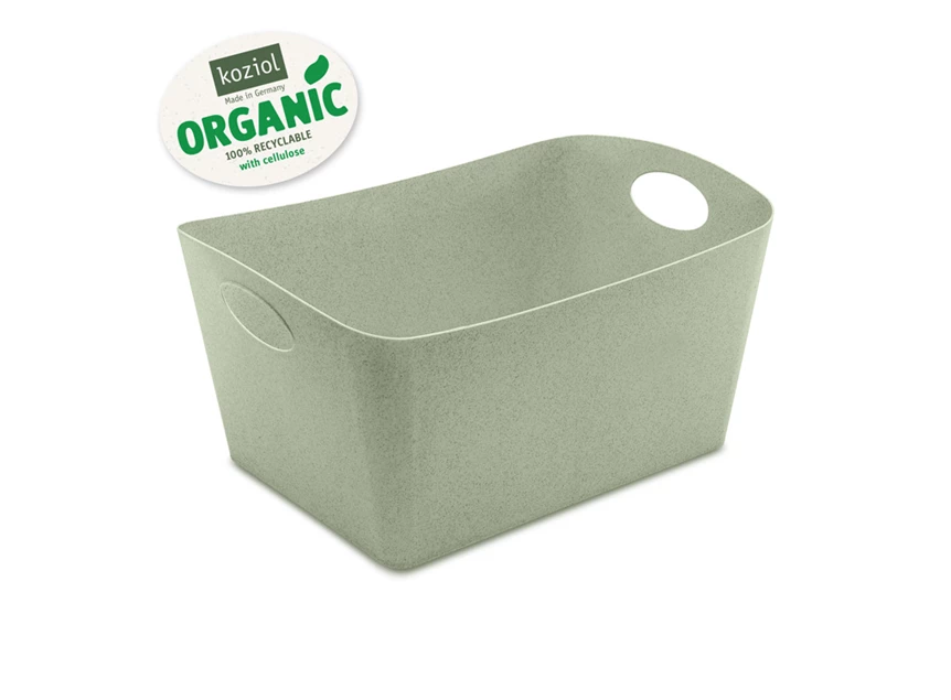 boxxx koziol 5743668 organic green opbergbakje 15 liter large storage recycleerbaar