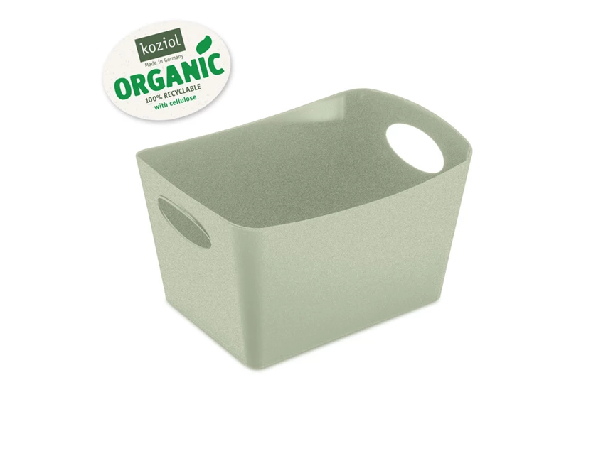 boxxx 5744668 koziol organic green opbergbakje recycleerbaar kunststof storage medium 3,5 liter
