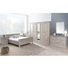 Kent meubar slaapkamer landelijk millenium eik licht grijs bedset 160cm nachttafels