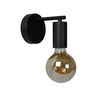 21221-01-30 leanne wandlamp strak modern zwart metaal lucide