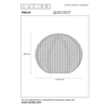 46501-01-31 paolo tafellamp wit lucide G9 metaal technische tekening