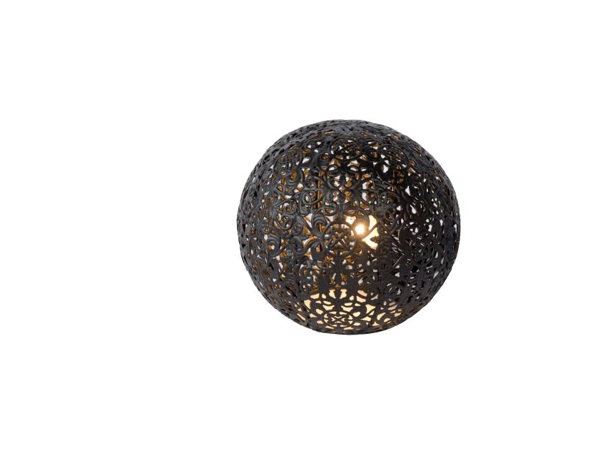 46501-01-30 paolo tafellamp zwart lucide G9 metaal brandend