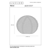 46501-01-30 paolo tafellamp zwart lucide G9 metaal technische tekening
