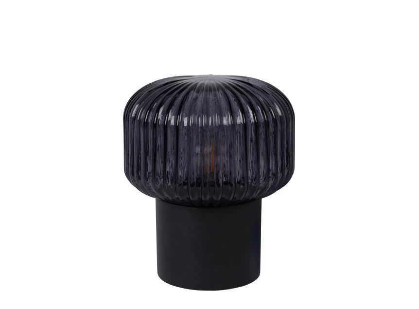 78595-01-30 jany tafellamp zwart lucide compact glas metaal retro