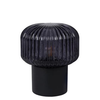 78595-01-30 jany tafellamp zwart lucide compact glas metaal retro