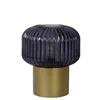 78595-01-02 jany tafellamp goud messing lucide compact glas metaal retro