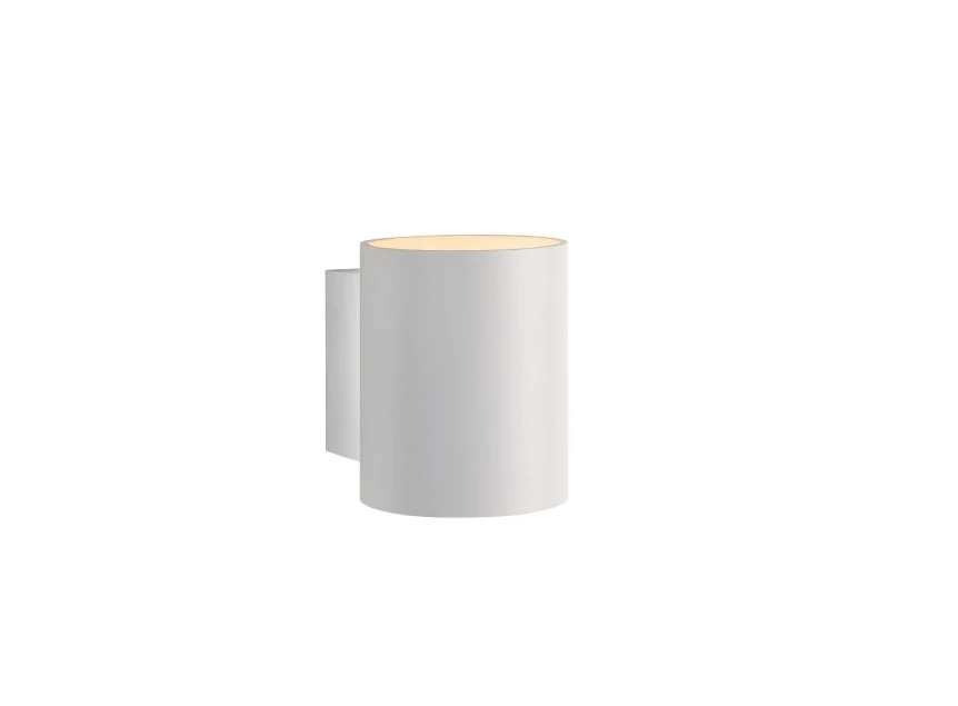 23252-01-31 xera wandlamp wit rond G9 modern aluminium lucide brandend
