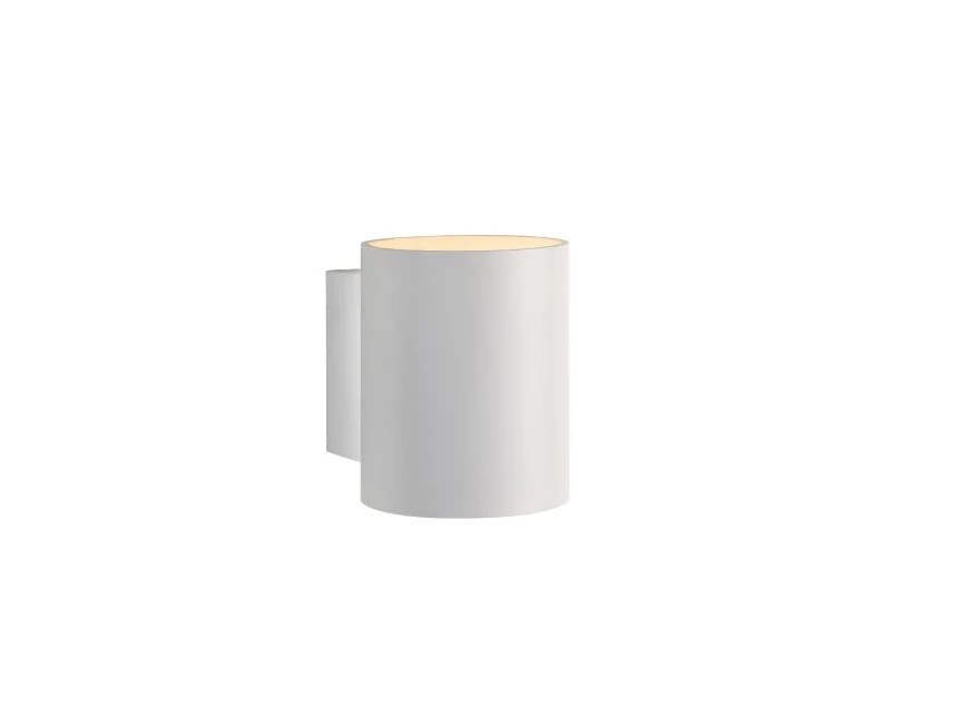 23252-01-31 xera wandlamp wit rond G9 modern aluminium lucide brandend