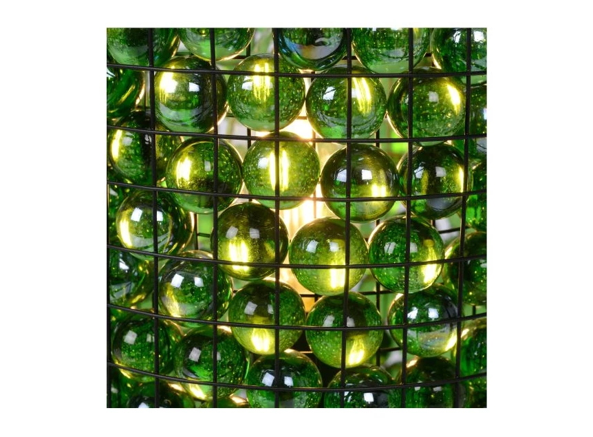 78597-01-33 tafellamp marbelous lucide groen e14 LED knikkers detail