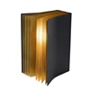 78596-01-30 livret tafellamp lucide boek metaal zwart goud E14 LED brandend