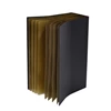 78596-01-30 livret tafellamp lucide boek metaal zwart goud E14 LED