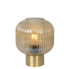 45586-20-62 maloto tafellamp lucide E27 amber glas retro brandend