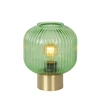 45586-20-33 maloto tafellamp lucide E27 groen glas retro brandend