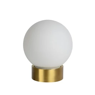 45563-20-61 jorit tafellamp wit opaal glas gouden voet e27 lucide 