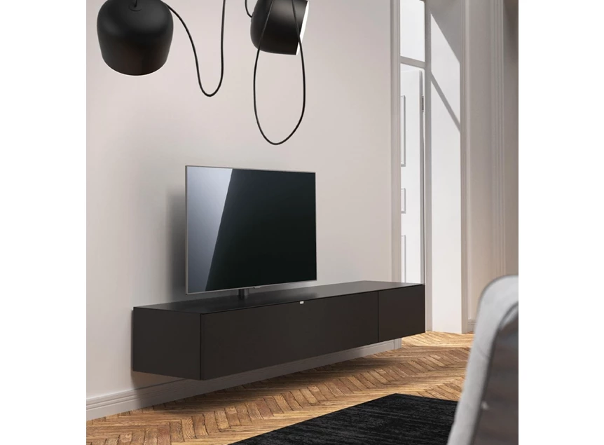 Tv-kast Next smart lak zwart hangend Spectral