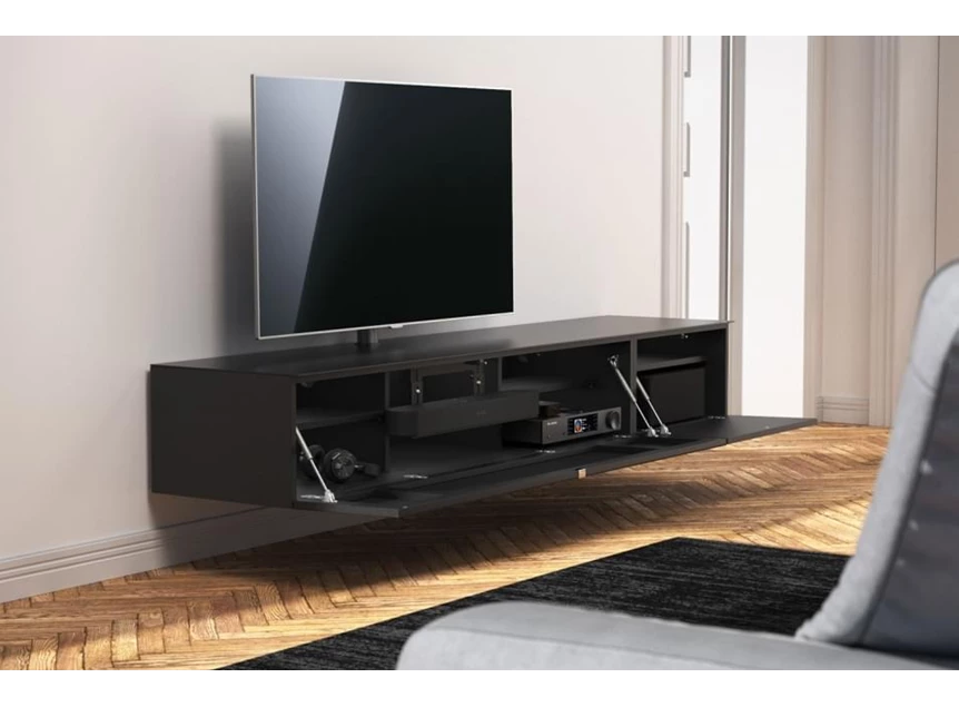 Open Tv-kast Next smart lak zwart hangend Spectral