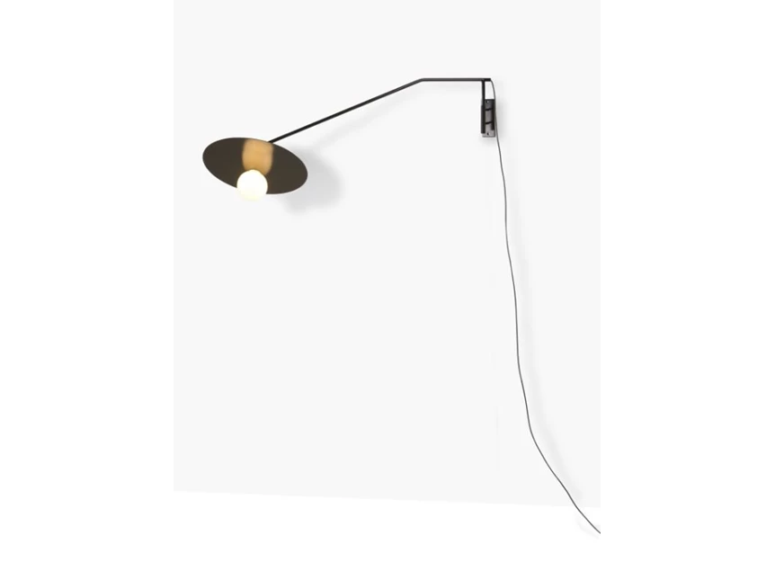 Hangende lamp Disk zwart ral 9005 Moome by Indera	