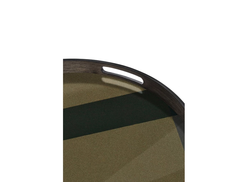 Bovenkant Plateau Slate Angle Glass Tray Round S 20572 Ethnicraft