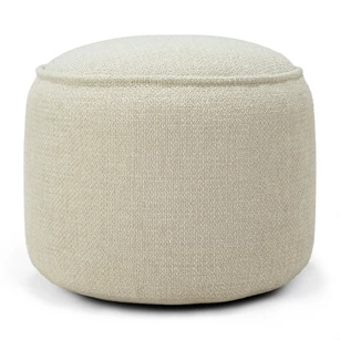 Poef Donut Outdoor Pouf Natural Check Fabric 20069 Ethnicraft