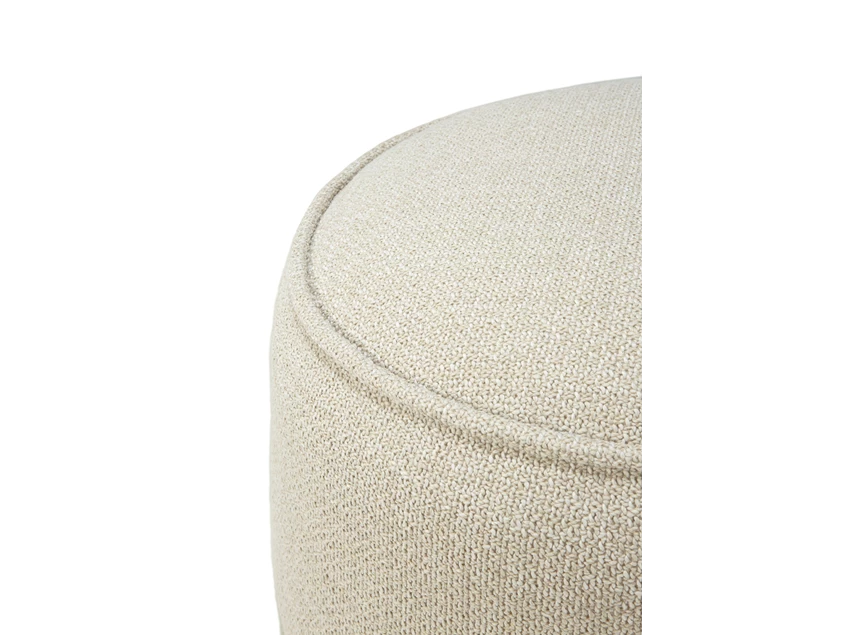 Bovenkant Poef Donut Outdoor Pouf Natural Check Fabric 20069 Ethnicraft