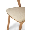 Bovenkant Stoelkussen Bok Outdoor Dining Chair Seat Cushion Natural 21095 Ethnicraft
