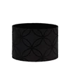 520230 lampenkap olcay zwart 20x30cm riviera maison velvet bloemenprint