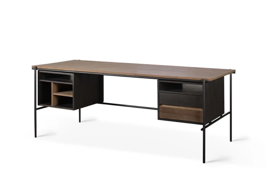 Teak Oscar Desk 10141 Ethnicraft modern design	