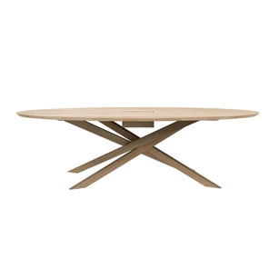 Oak Mikado Meeting Table 50546 massief eik Ethnicraft modern design