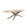 Zijkant Oak Mikado Meeting Table 50546 massief eik Ethnicraft modern design