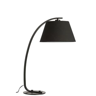 85333 tafellamp j-line zwart metaal verlichting jolipa boog modern
