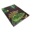 Guyana jungle dekbedovertrek 240x220cm refined bedding zwart detail groen katoen