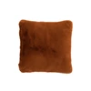 Kussen Cutie- polyester- bruin/oranje- 88539