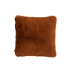 Kussen Cutie- polyester- bruin/oranje- 88539