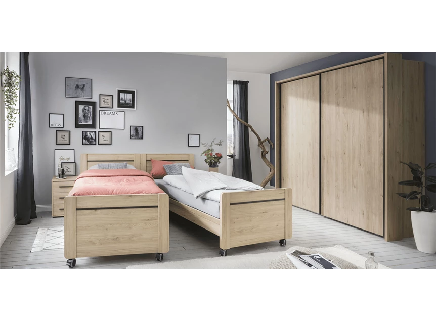 Brussel nachttafels futonbed zweefdeurkast commode slaapkamer wiemann mobel