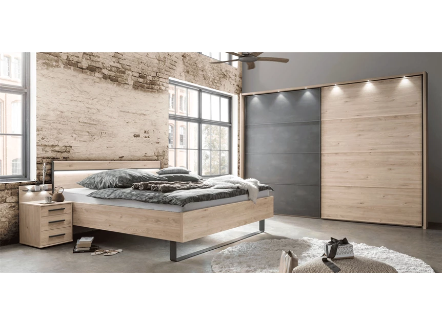Brussel zweefdeurkast commode slaapkamer wiemann mobel nachttafels futonbed