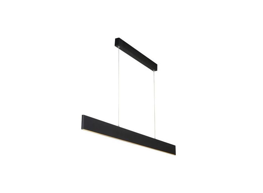 45455-50-30 Lucide Raya led hanglamp zwart 2700K plafond