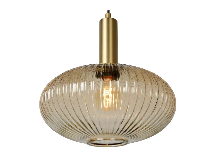 45386-30-62 lucide maloto hanglamp Ø 30 cm - 1xE27 - Amber lamp