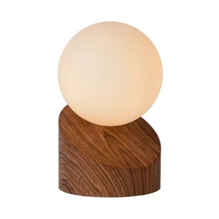 45561-01-70 lucide len tafellamp hout metaal