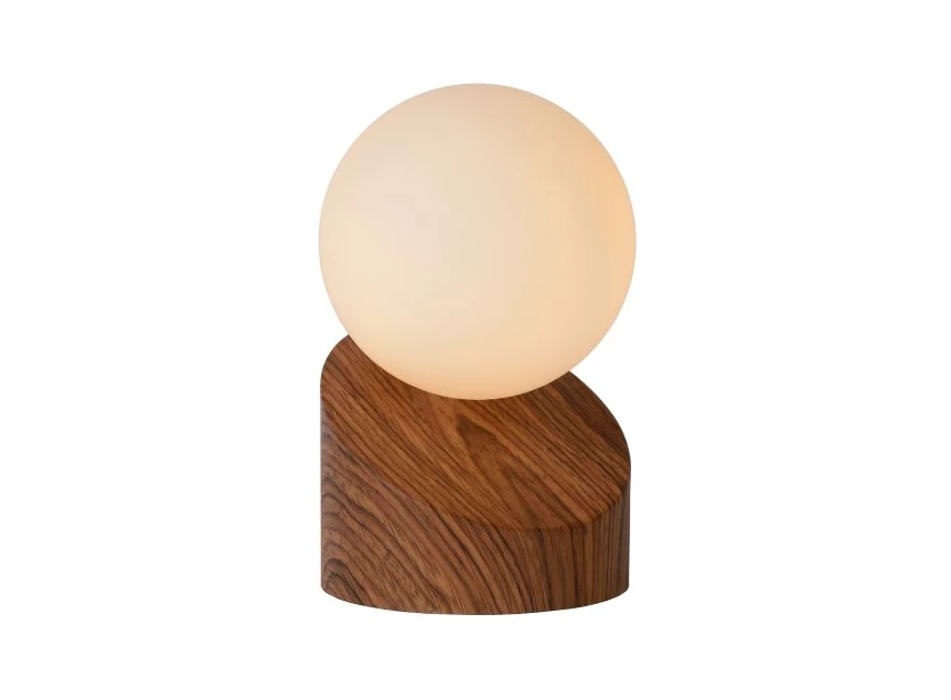 45561-01-70 lucide len tafellamp hout metaal