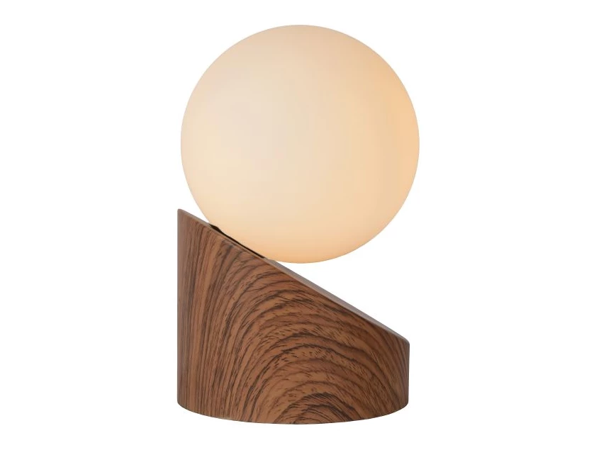 45561-01-70 lucide len tafellamp hout metaal licht