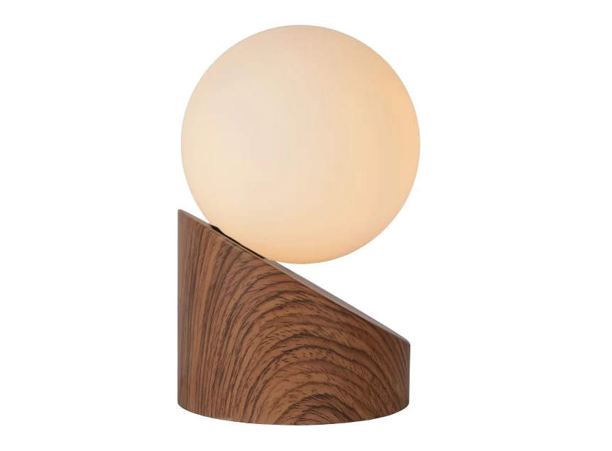 45561-01-70 lucide len tafellamp hout metaal licht