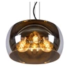 45401-40-65 Lucide olivia hanglamp fumé glas detail