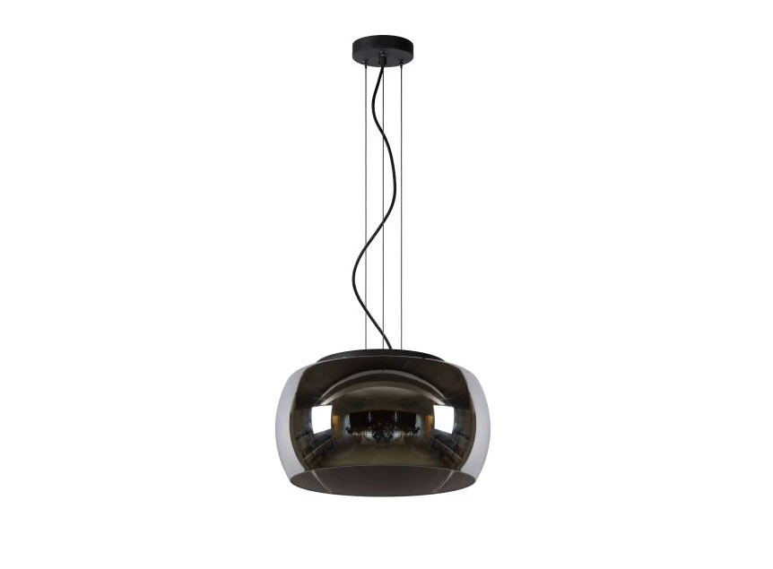 45401-40-65 Lucide olivia hanglamp fumé glas off
