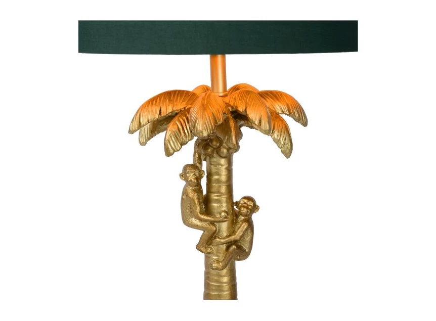10505-81-02 coconut tafellamp mat goud detail